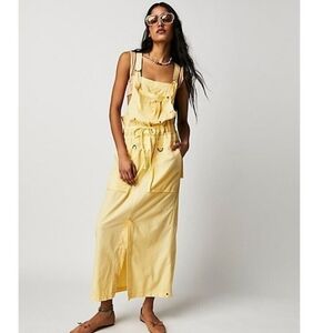Free People Yellow Jumpsuit Dress